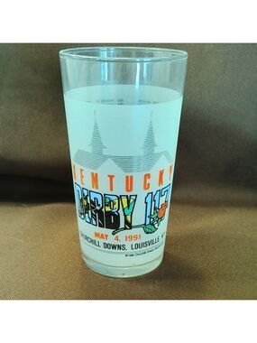 Kentucky Derby Mint Julep Glass 1991 Churchill Downs
